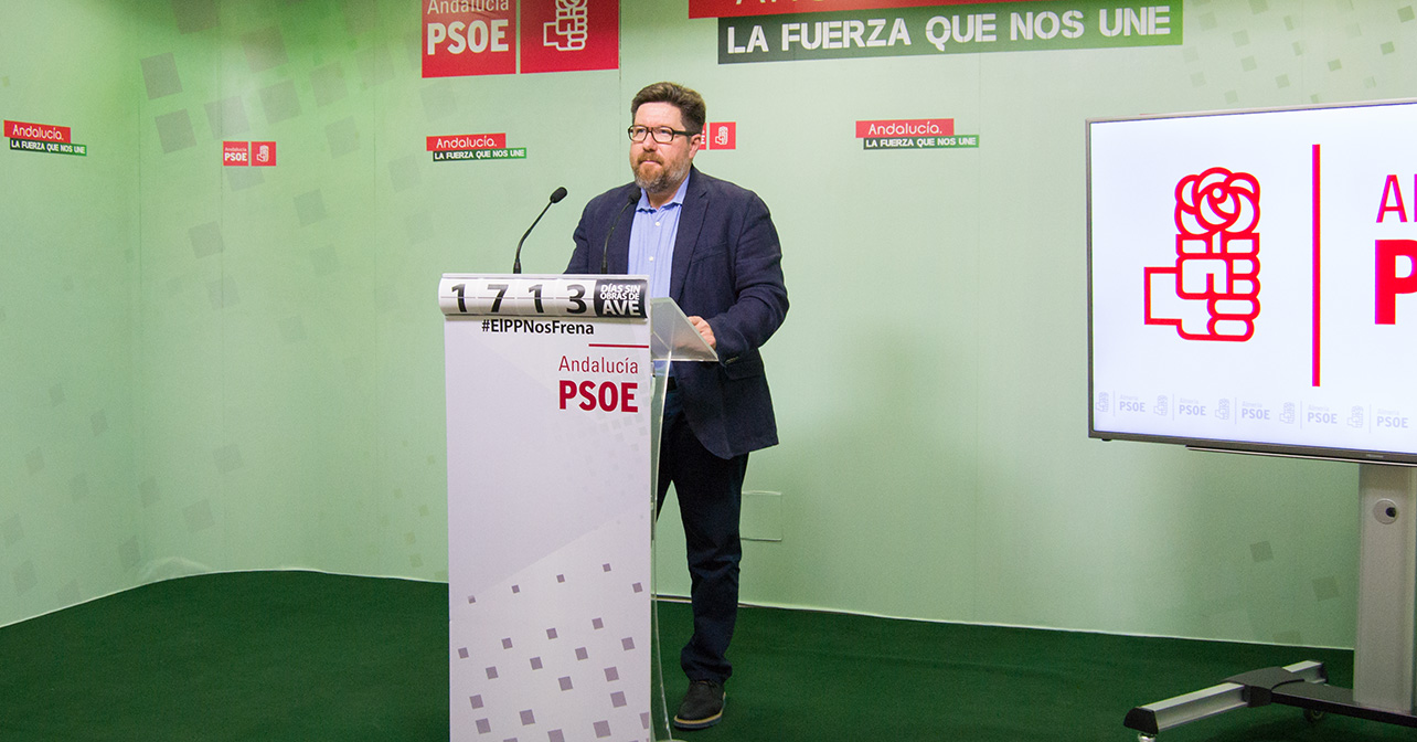 Rodrigo Sánchez, parlamentario andaluz del PSOE de Almería