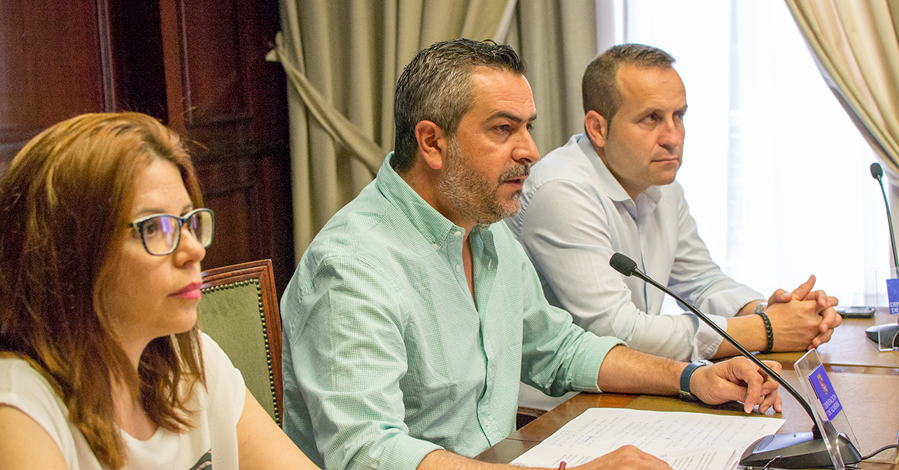 Rueda de prensa que ha ofrecido el Grupo Socialista en la Diputación Provincial