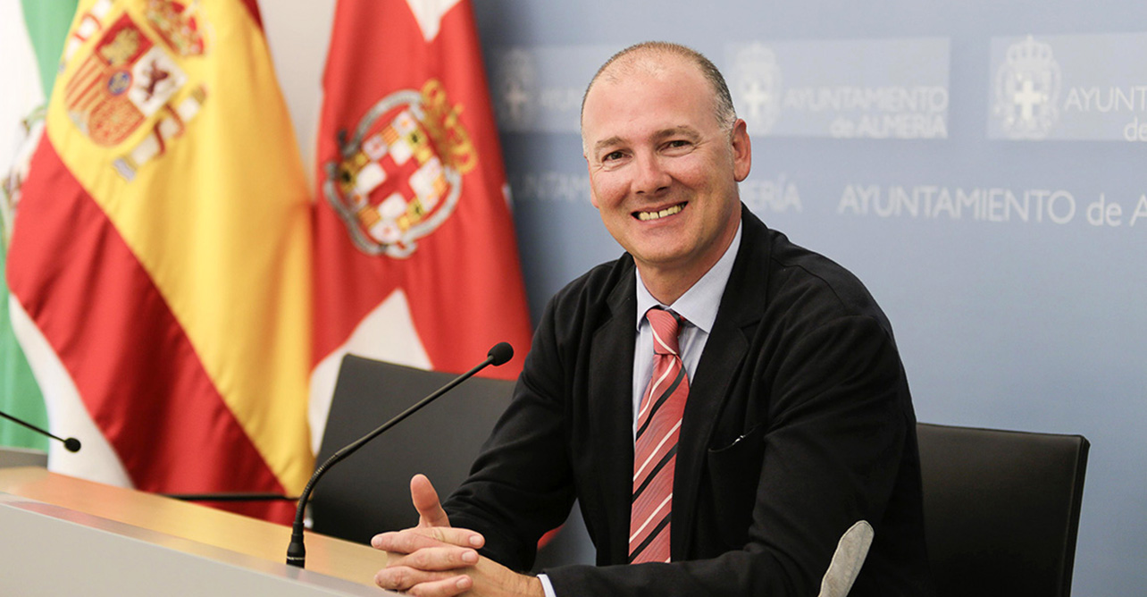 Joaquín Jiménez, portavoz del PSOE en el Ayuntamiento de Almería