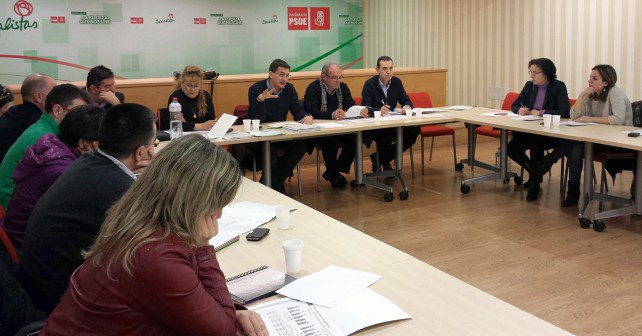 Reunión de la Comisión Ejecutiva Provincial del PSOE de Almería
