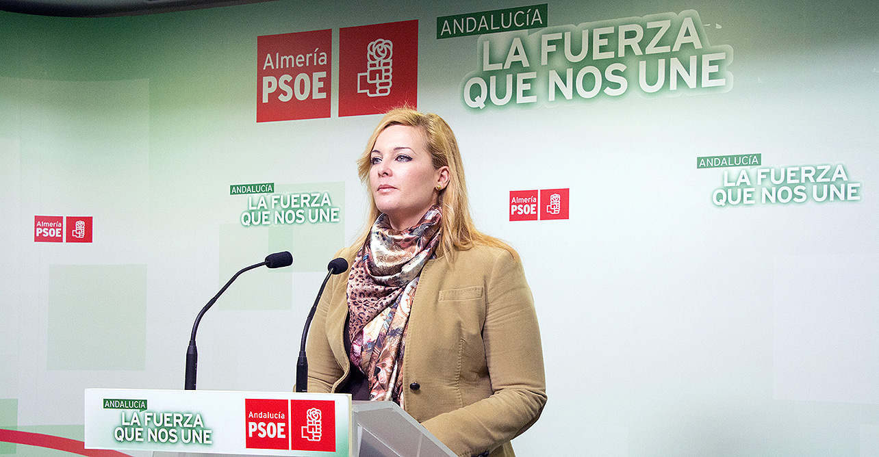 Teresa Piqueras, portavoz del Grupo Municipal Socialista en el Ayuntamiento de Adra