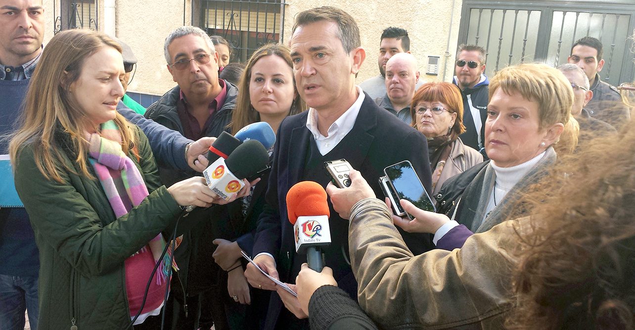 Candidato socialista a la Alcaldía de Almería y portavoz del PSOE andaluz, Juan Carlos Pérez Navas, que ha pedido la convocatoria de una Conferencia Sectorial de Vivienda que aborde el problema de los desahucios