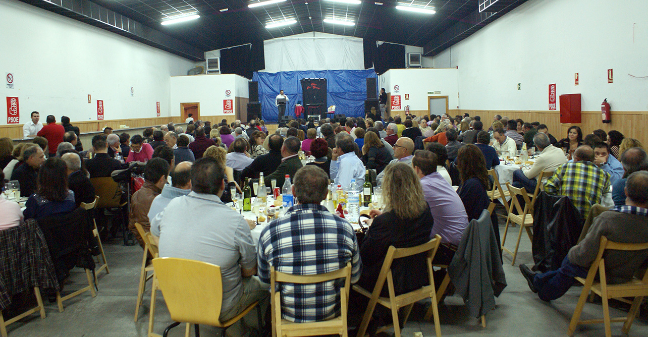 Acto de convivencia que ha celebrado el PSOE de Cantoria