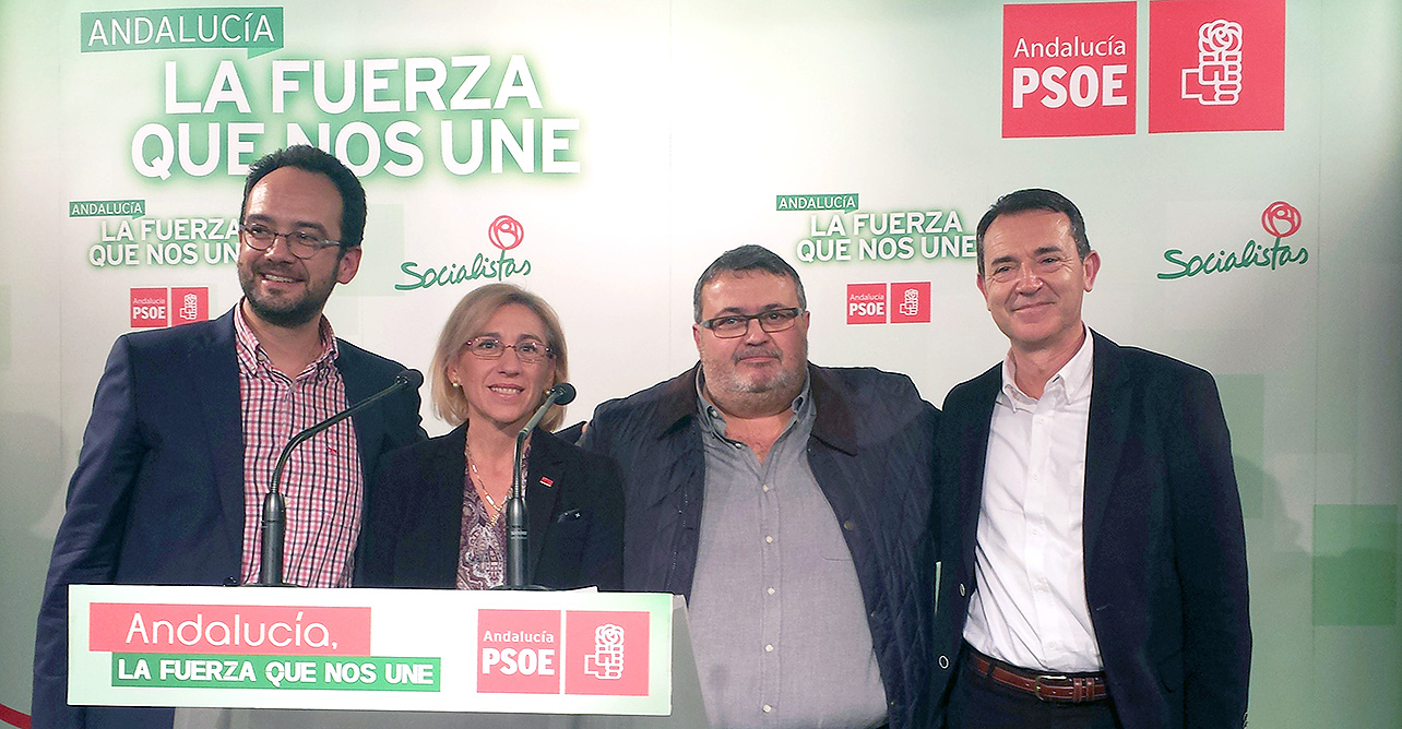 Presentación del candidato del PSOE a la Alcaldía de Roquetas de Mar