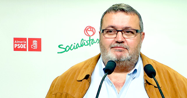 Manolo García, portavoz socialista en el Ayuntamiento de Roquetas de Mar