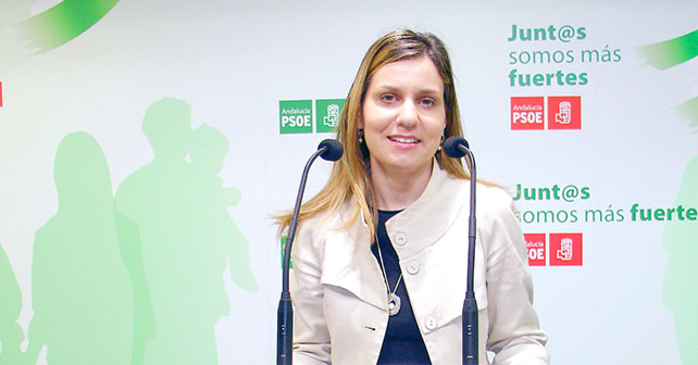 Isabel de Haro, portavoz socialista en el Ayuntamiento de Vera