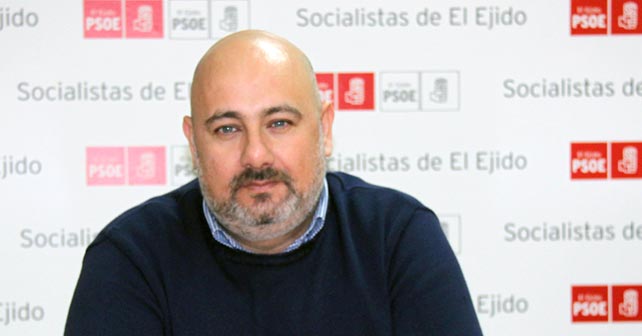 Juan José Callejón, concejal socialista en el Ayuntamiento de El Ejido