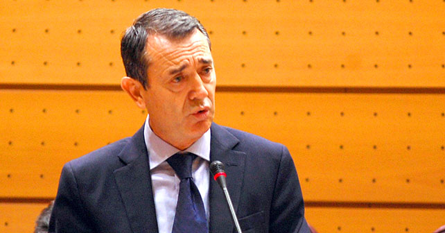 Juan Carlos Pérez Navas, Senador por el PSOE de Almería
