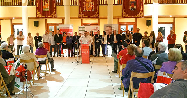 Presentación de la candidatura del PSOE al ayuntamiento de Roquetas de Mar
