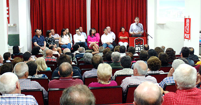 Acto de presentación de la candidatura del PSOE de Vélez Rubio