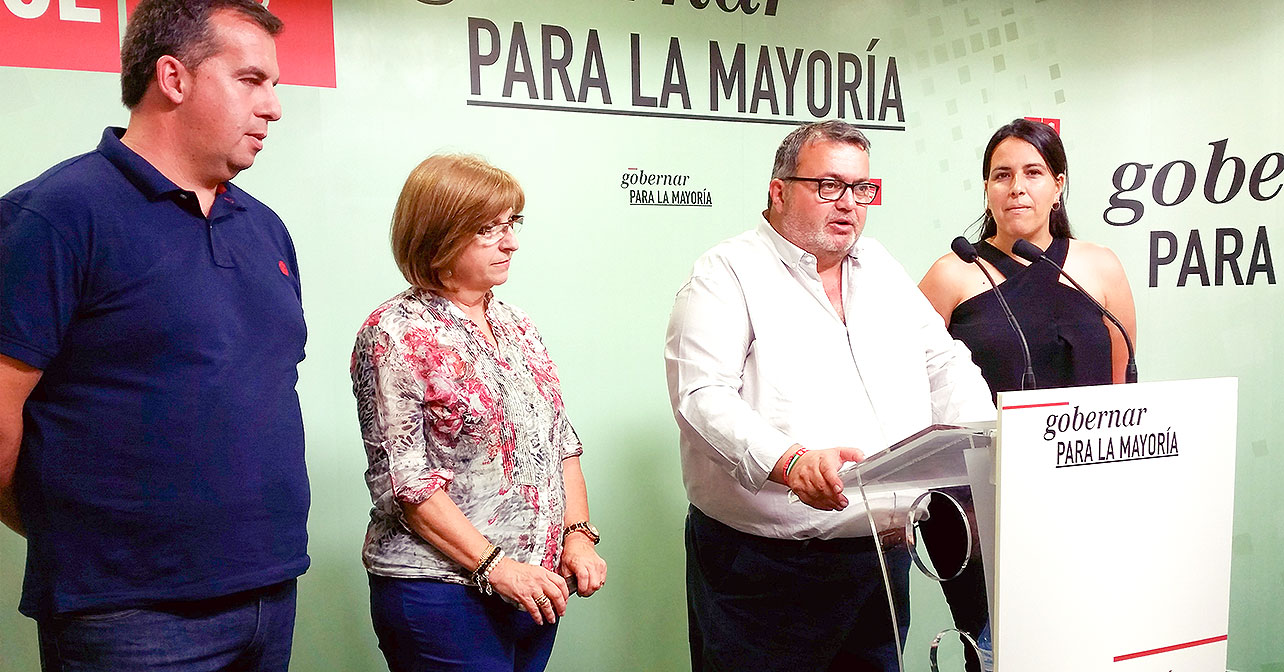 Manolo García, portavoz del PSOE en el Ayuntamiento de Roquetas de Mar