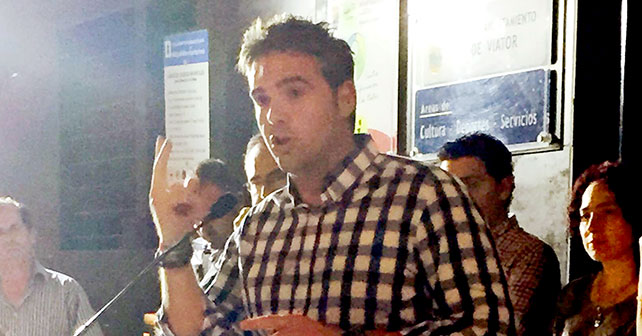El candidato a la Alcaldía de Viator por el PSOE, Manuel Jesús Flores Malpica