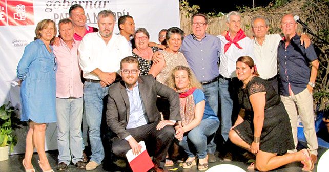 Presentación de la candidatura del PSOE de Mojácar