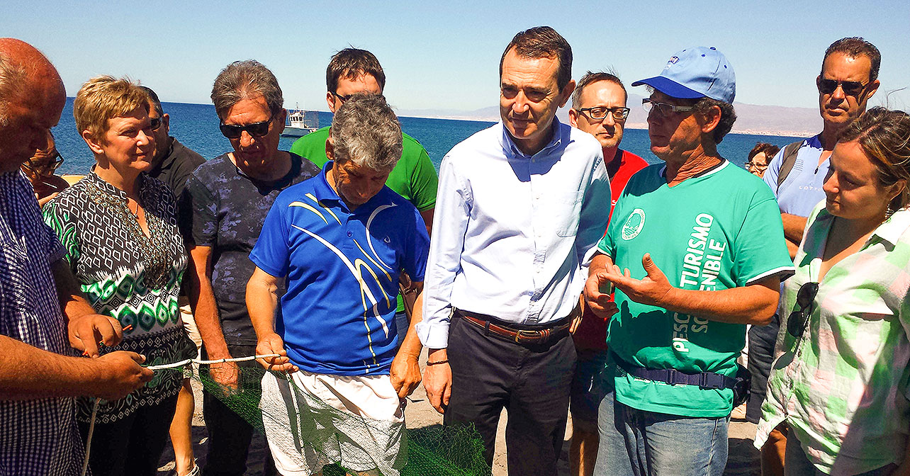 El candidato del PSOE a la Alcaldía de Almería, Juan Carlos Pérez Navas, sobre sus compromisos con Cabo de Gata