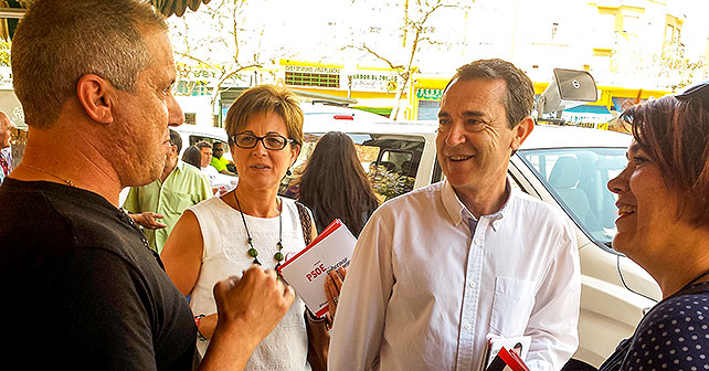 Juan Carlos Pérez Navas, candidato del PSOE a la Alcaldía de Almería