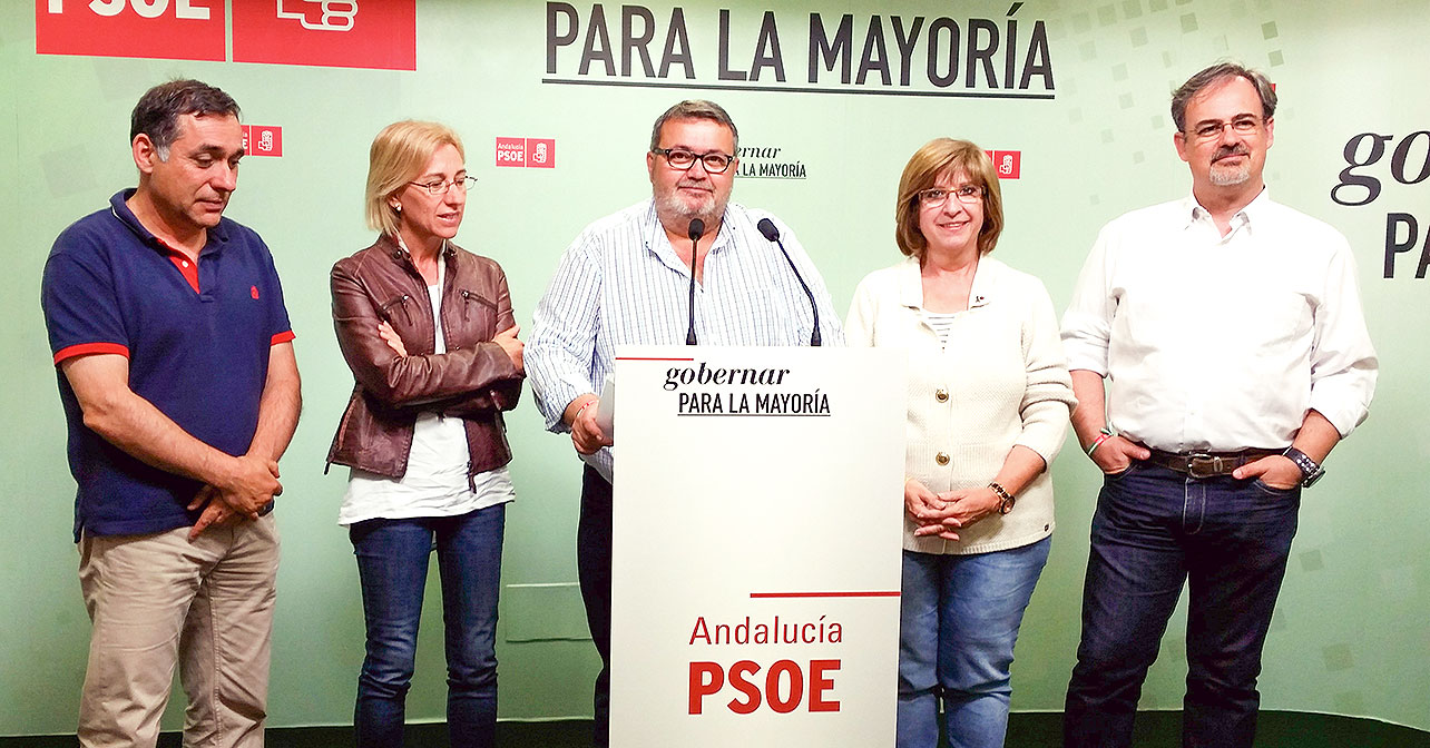 Manolo García, portavoz del PSOE en el Ayuntamiento de Roquetas de Mar