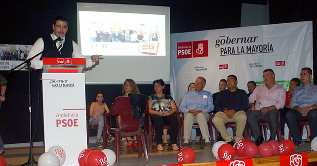 Acto del PSOE de Zurgena
