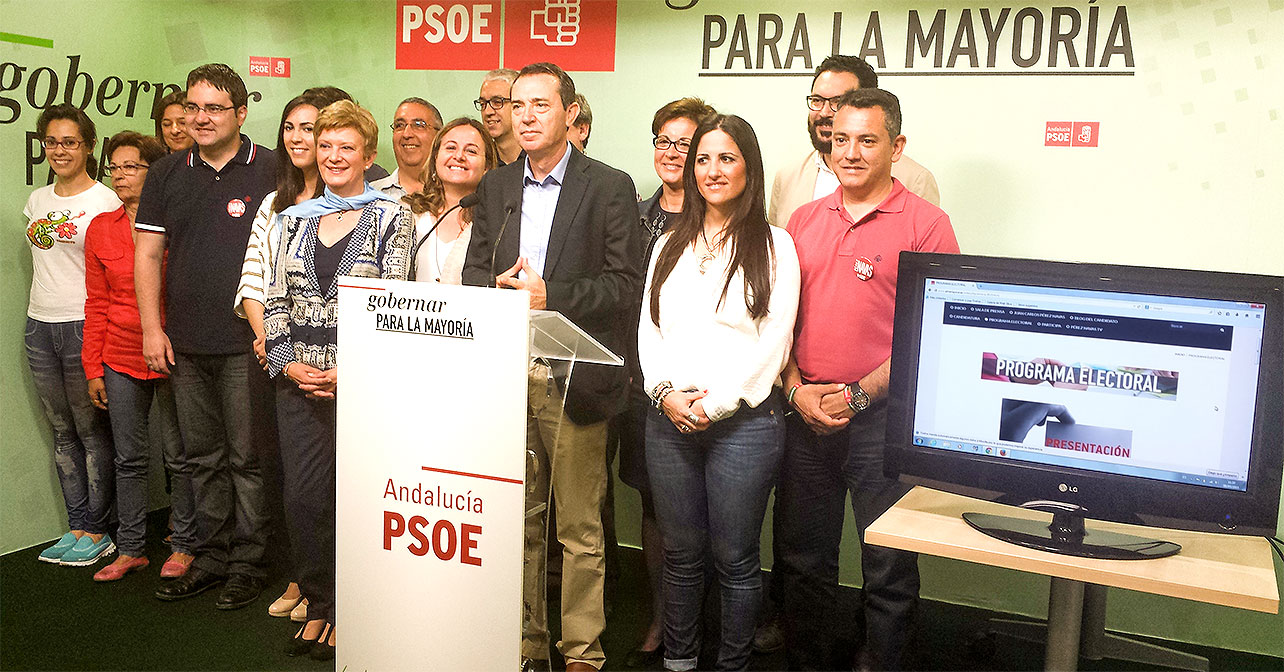 Presentación del programa electoral del PSOE de Almería
