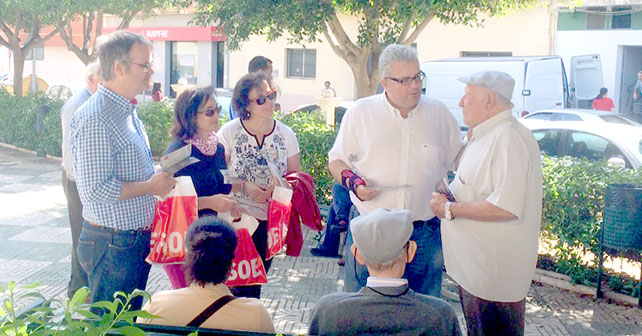 Tomás Elorrieta y José María Martín recorren Ejido Norte