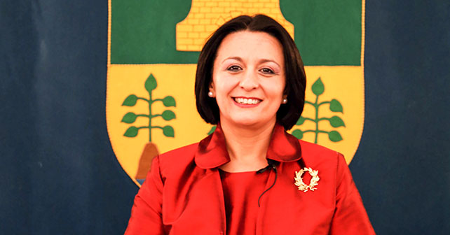 Puri Sánchez, alcaldesa de Cantoria