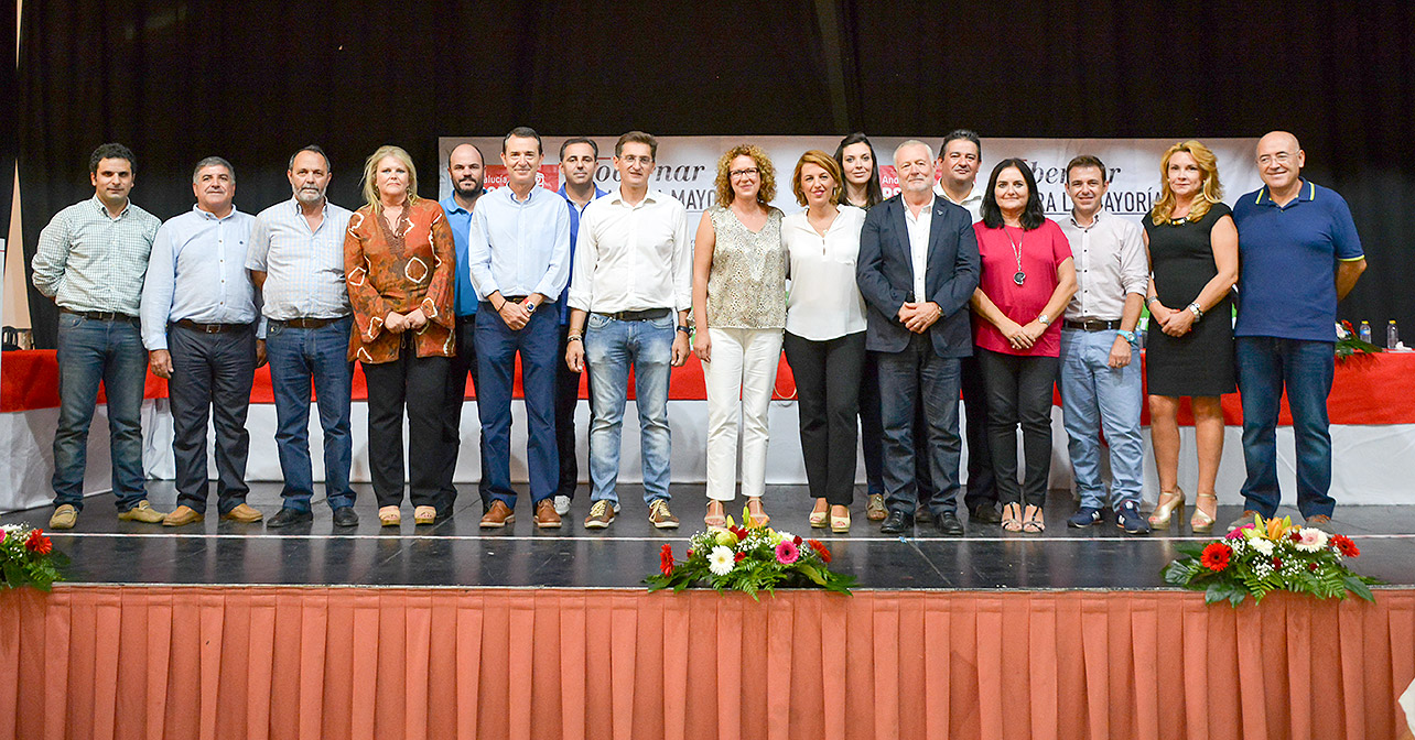 Los candidatos al Congreso y el Senado del PSOE de Almería