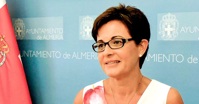 Adriana Valverde, concejala del Grupo Municipal Socialista en el Ayuntamiento de Almería