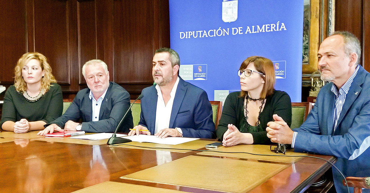 Rueda de prensa que ha ofrecido el Grupo Socialista en la Diputación de Almería