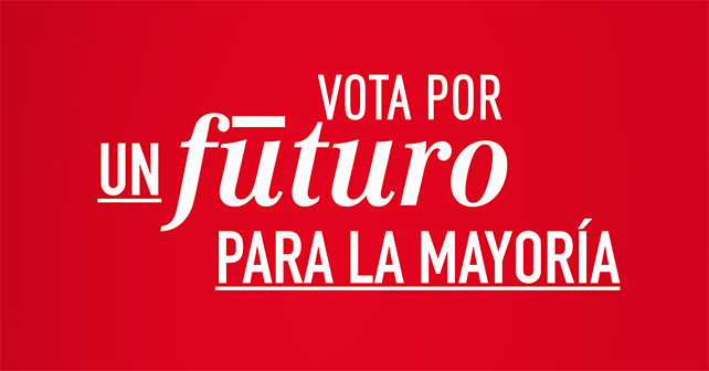 Vota por un futuro para la mayoría