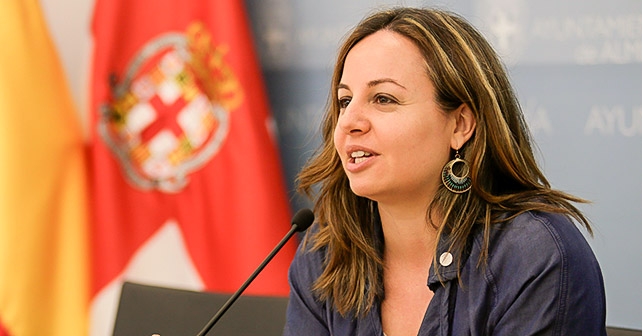 Carmen Núñez, viceportavoz del Grupo Municipal Socialista en el Ayuntamiento de Almería