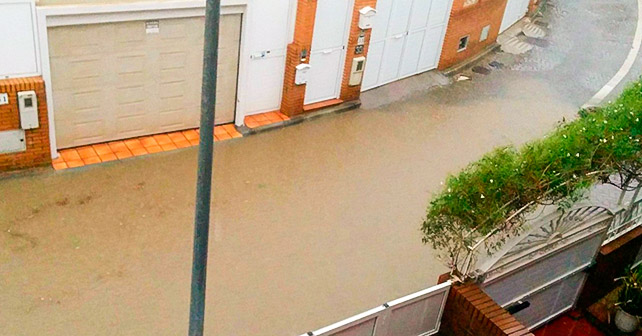 ALMERÍA. El PSOE reclama al PP en el Ayuntamiento que actúe para evitar inundaciones por la lluvia en Villablanca