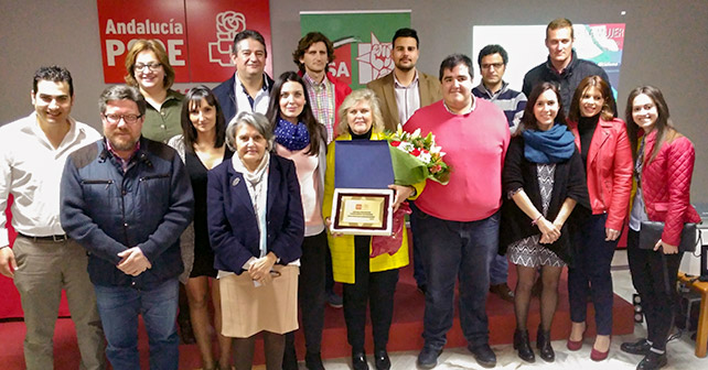 Acto homenaje con motivo del Día de la Mujer celebrado por Juventudes Socialistas