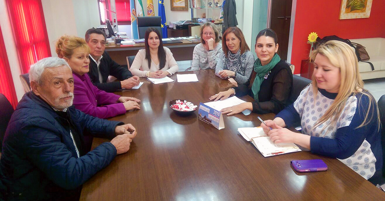 Visita que han realizado a Albox varias representantes del Grupo Parlamentario del PSOE de Almería