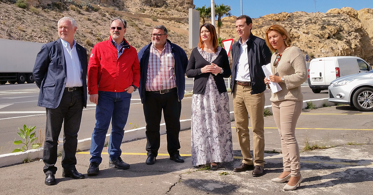 Rueda de prensa ofrecida por el PSOE de Almería en El Cañarete