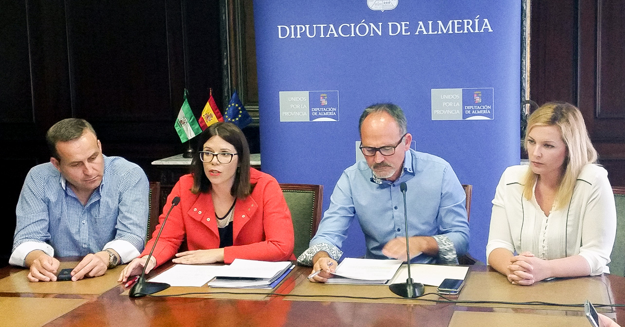 Rueda de prensa que ha ofrecido el Grupo Socialista en la Diputación de Almería