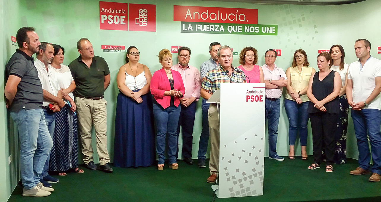 Rueda de prensa sobre Galasa que ha ofrecido el PSOE de Almería