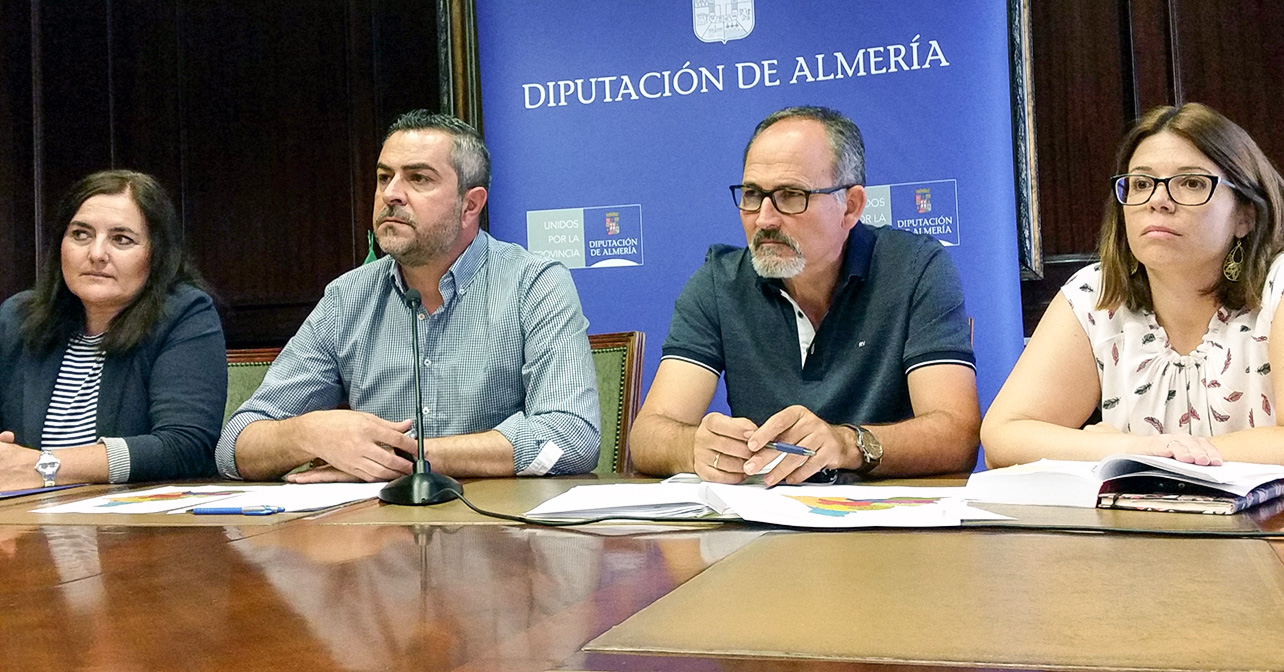 Rueda de prensa que ha ofrecido el Grupo Socialista de la Diputación Provincial de Almería