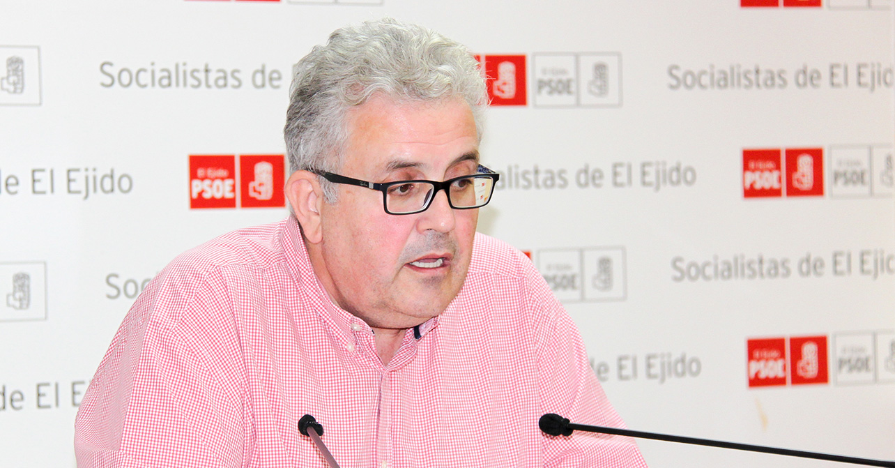 Tomás Elorrieta, portavoz socialista en el Ayuntamiento de El Ejido