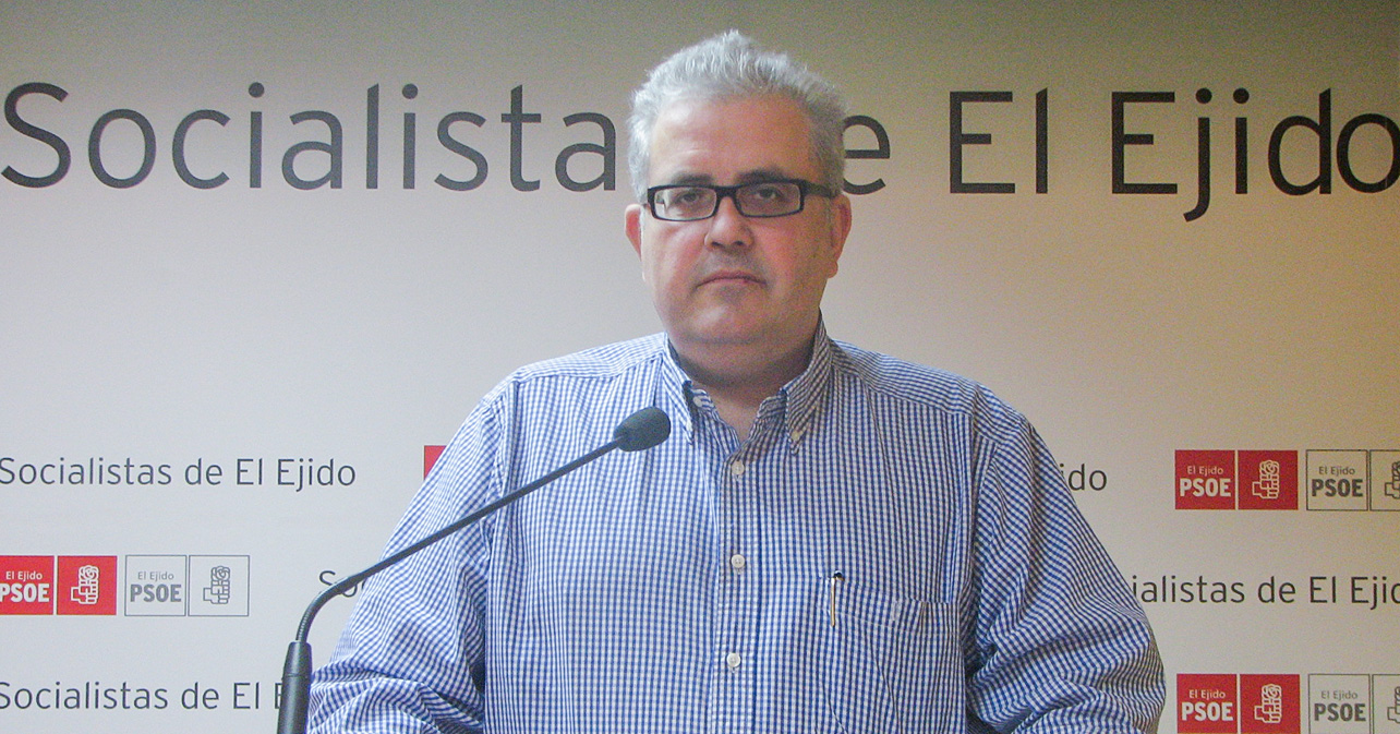 Tomás Elorrieta, portavoz socialista en el Ayuntamiento de El Ejido