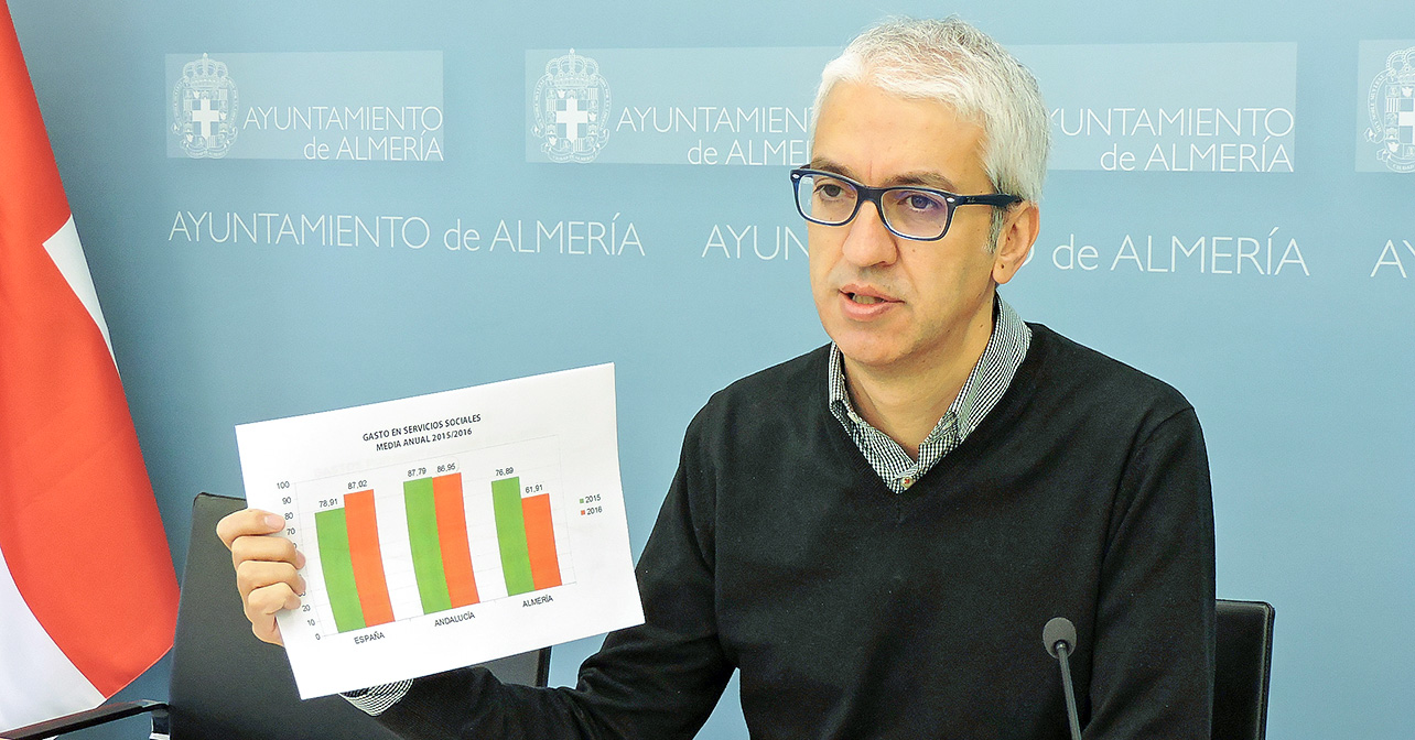 Manuel Vallejo, concejal del Grupo Municipal Socialista en el Ayuntamiento de Almería