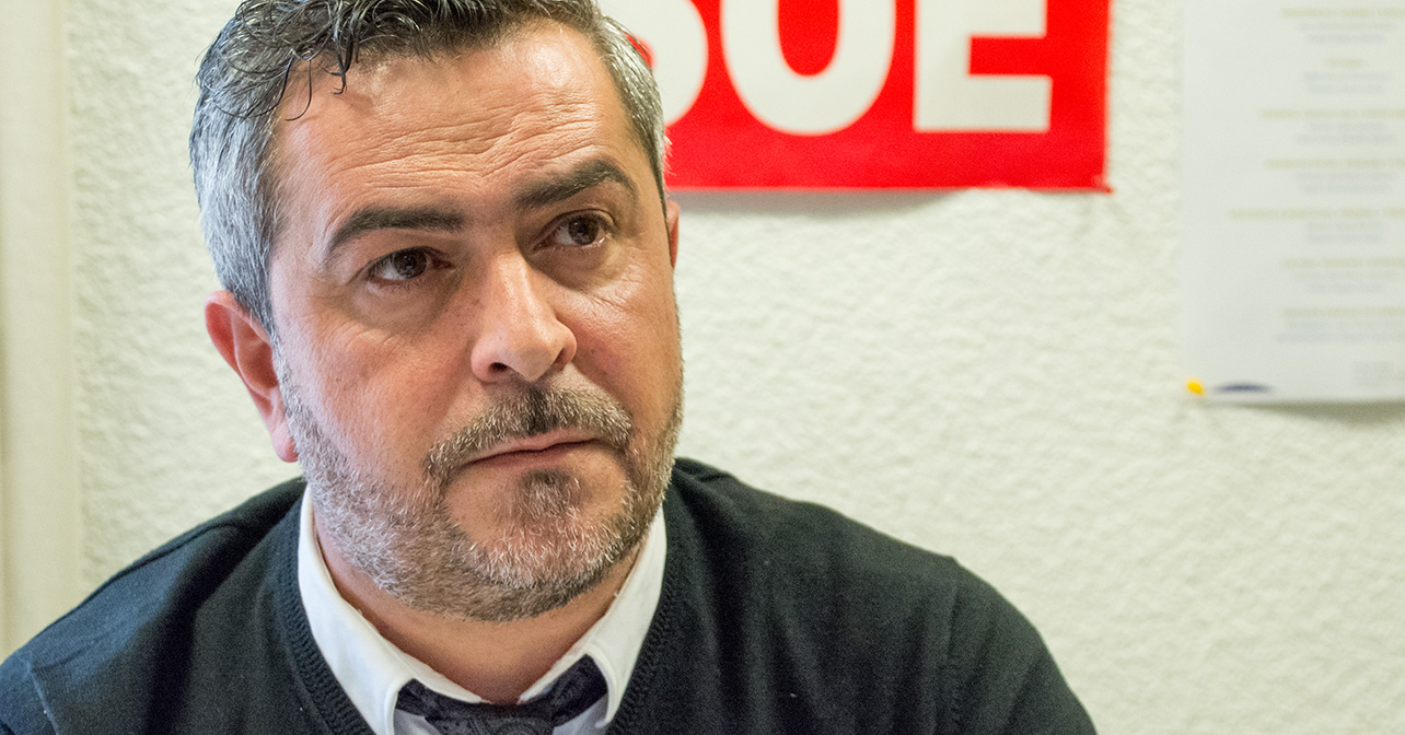 Juan Antonio Lorenzo, portavoz del Grupo Socialista en la Diputación Provincial