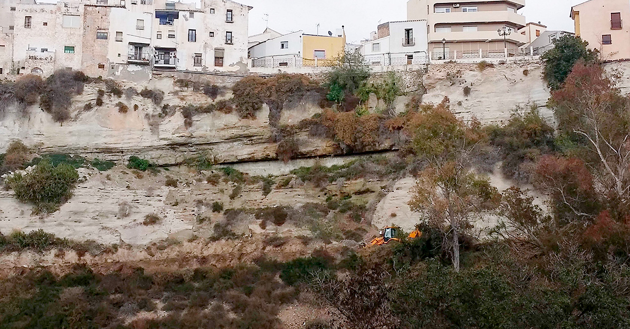 Casas al borde del Afa, Sorbas