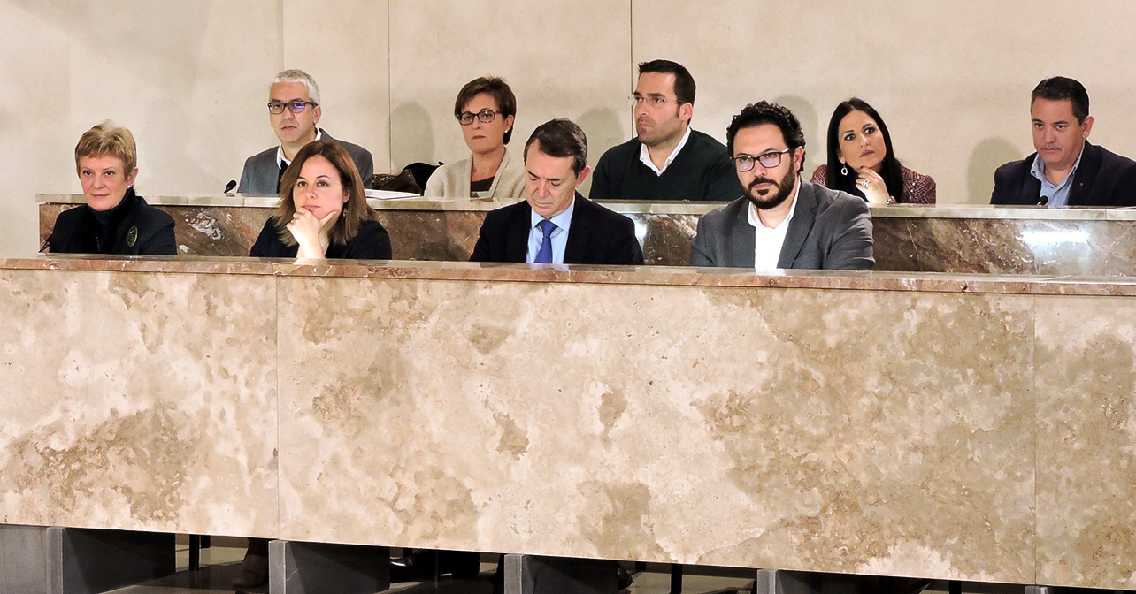 El Grupo Socialista en el Pleno del Ayuntamiento de Almería