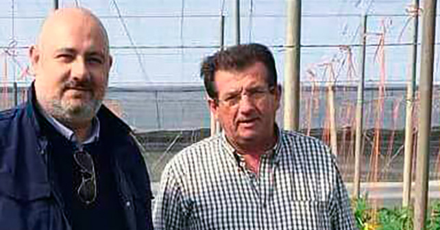 Los concejales socialistas ejidenses Juan José Callejón y José Miguel Alarcón