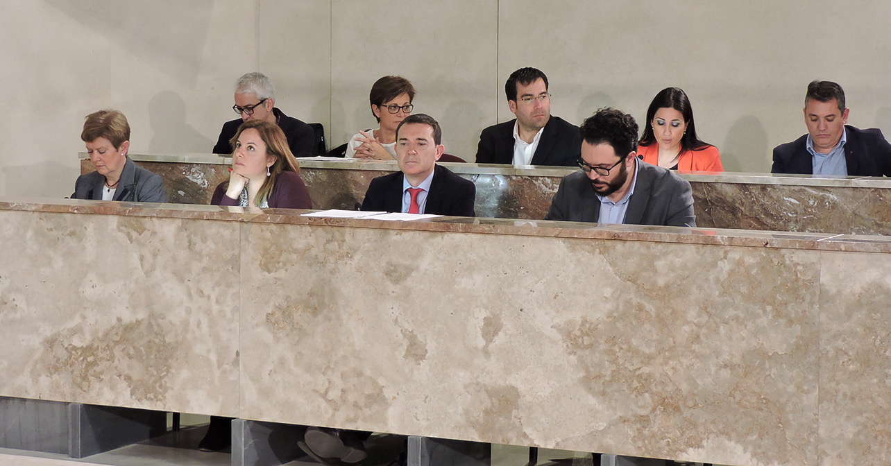 El Grupo Socialista en el Pleno del Ayuntamiento de Almería
