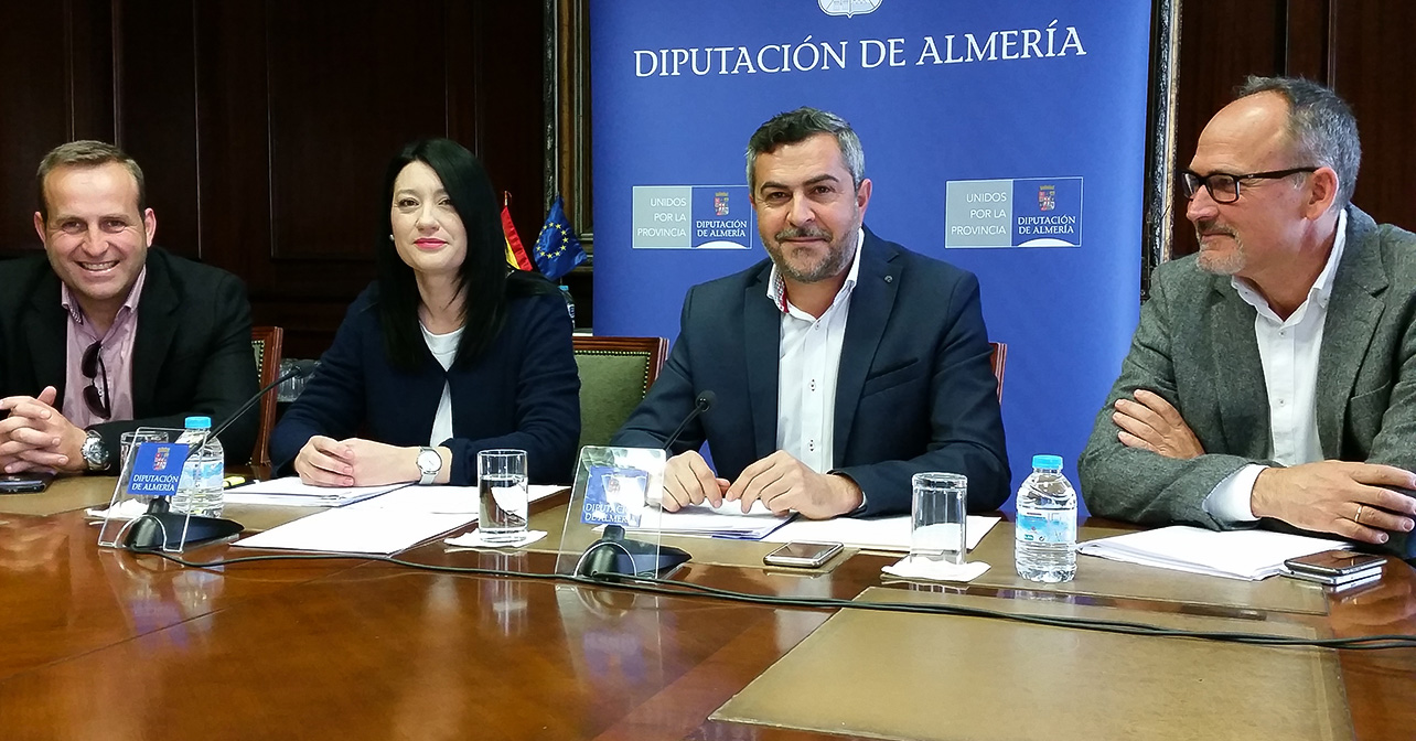 Rueda de prensa que ha ofrecido el Grupo Socialista en la Diputación Provincial de Almería