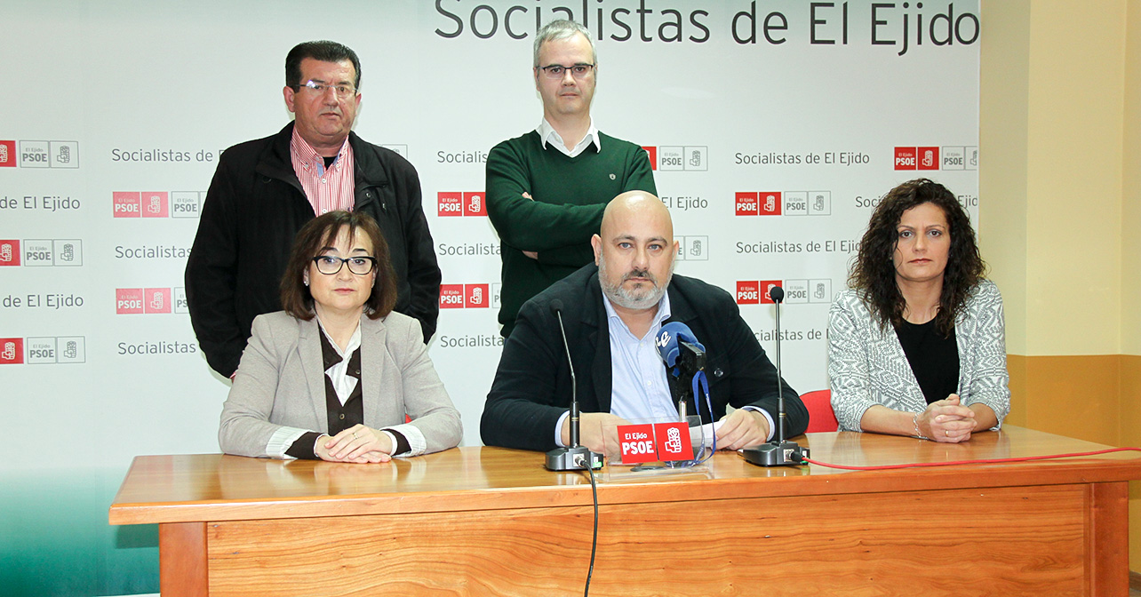 Concejales del PSOE en el Ayuntamiento de El Ejido