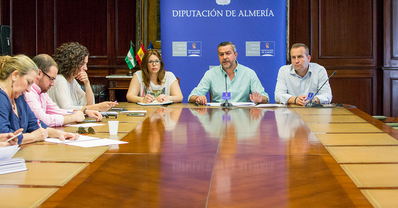 Rueda de prensa que ha ofrecido el Grupo Socialista en la Diputación Provincial