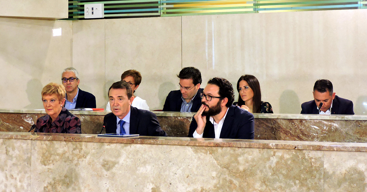 Grupo Socialista en el Pleno del Ayuntamiento de Almería