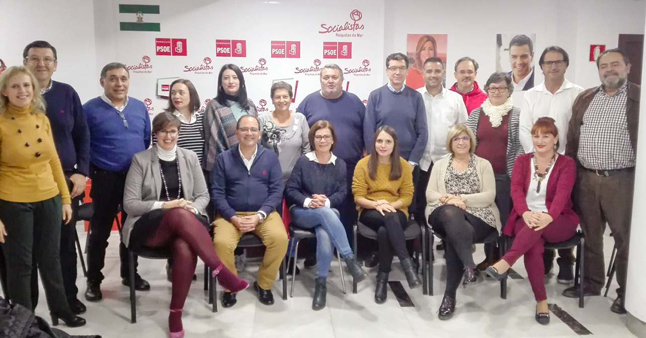 Comisión Ejecutiva Municipal del PSOE de Roquetas de Mar 2017