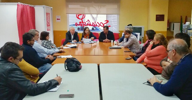 Reunión con la delegada de educación en el PSOE de El Ejido